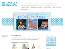 Tablet Screenshot of marfmom.com